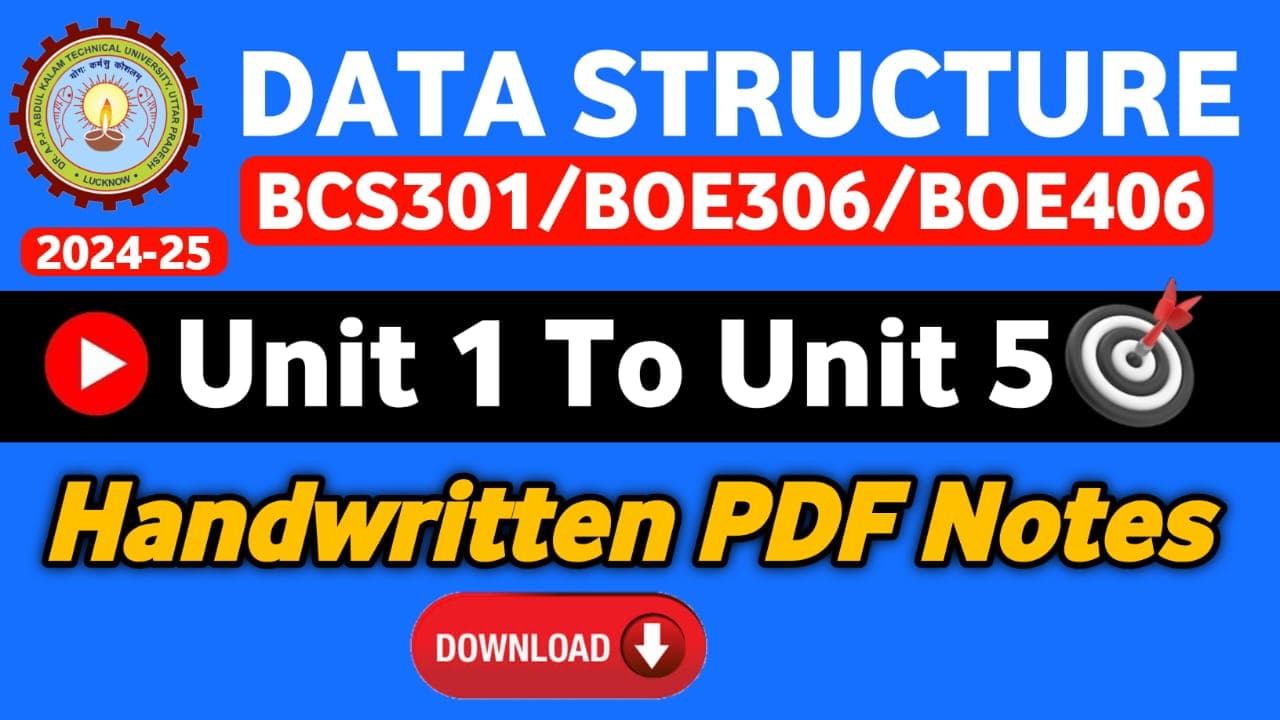 Data Structure Notes
