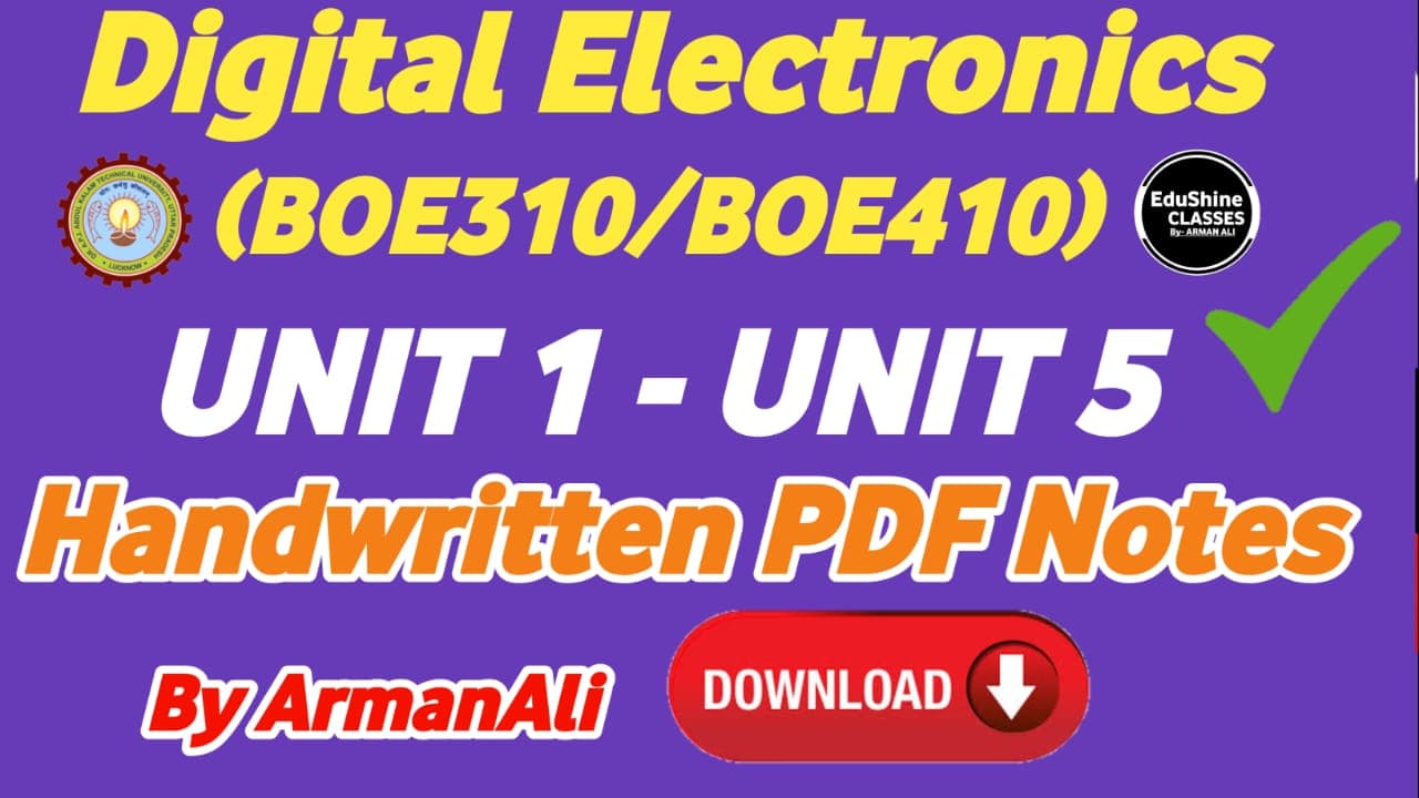 Digital Electronic Notes