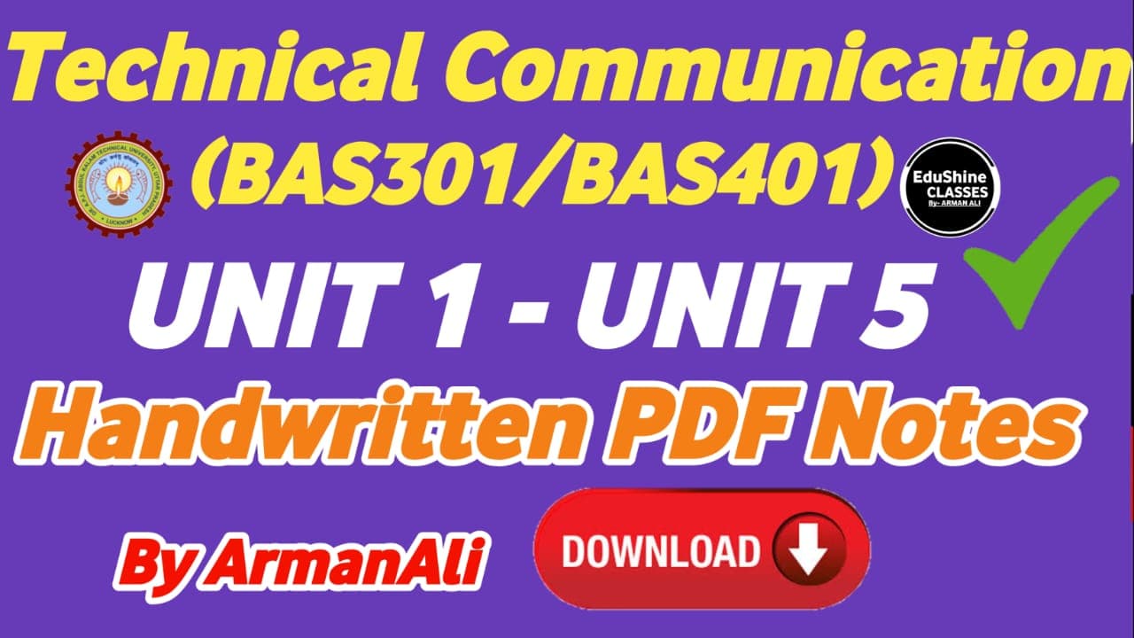 Technical Comm. Notes