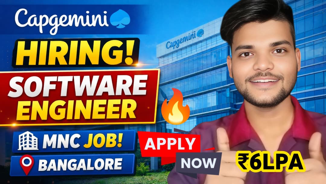 Capgemini Associate Software Engineer Recruitment 2026: Job Role, Eligibility, Salary, and Selection Process